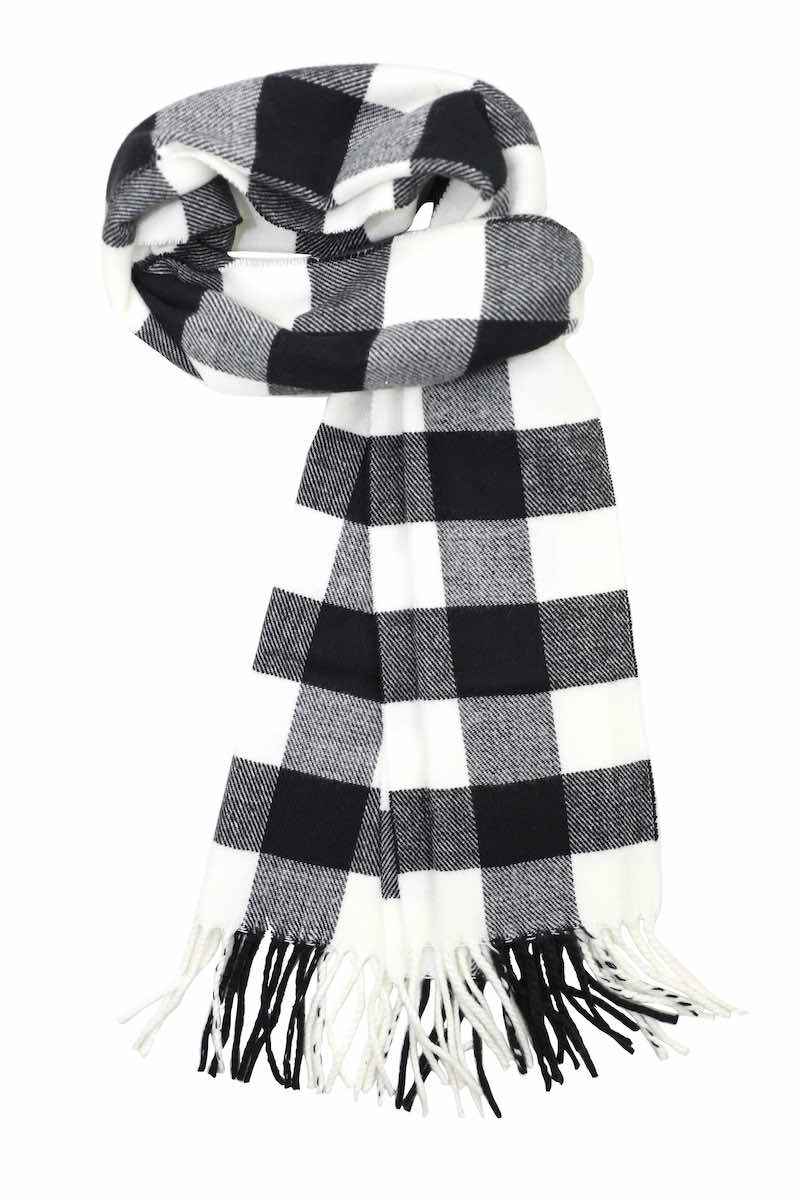 Winter white, a new do, and a staple tartan scarf. - Afternoon Espresso