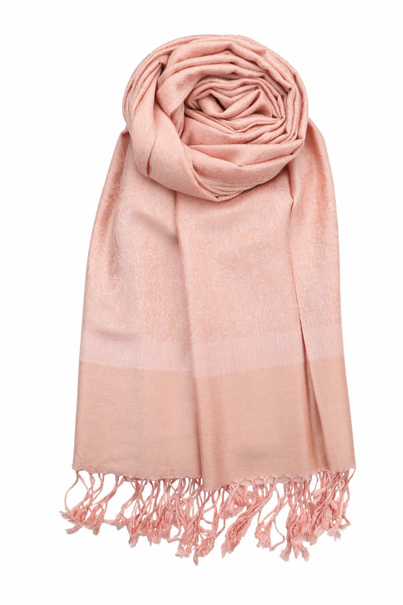 achillea jacquard pashmina blush pink