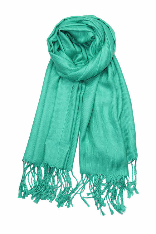 Achillea Caribbean Green Pashmina Scarf