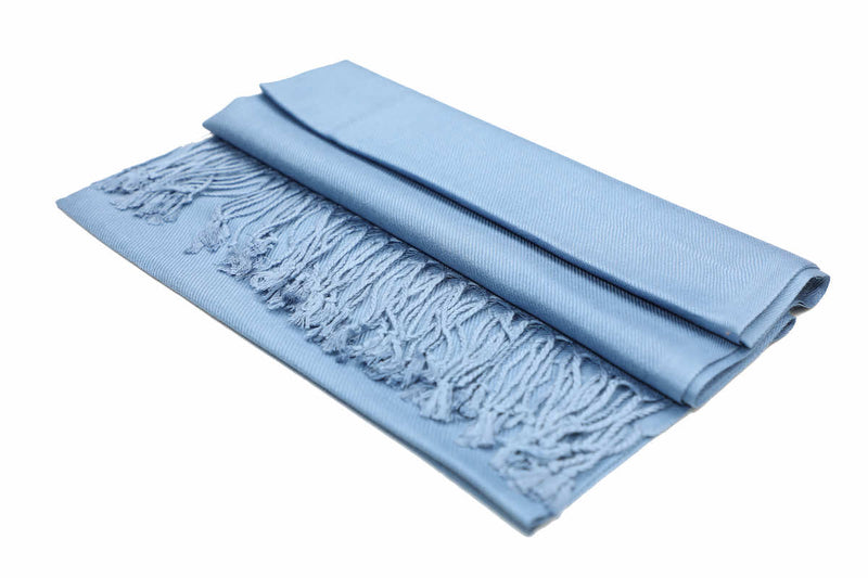 Achillea Cornflower Blue Pashmina Scarf