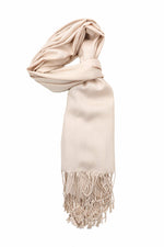 Achillea Cream Pashmina Scarf