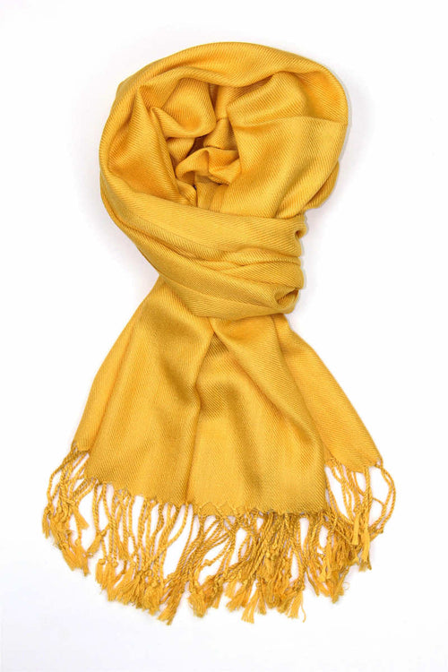 Achillea Gold Pashmina Scarf