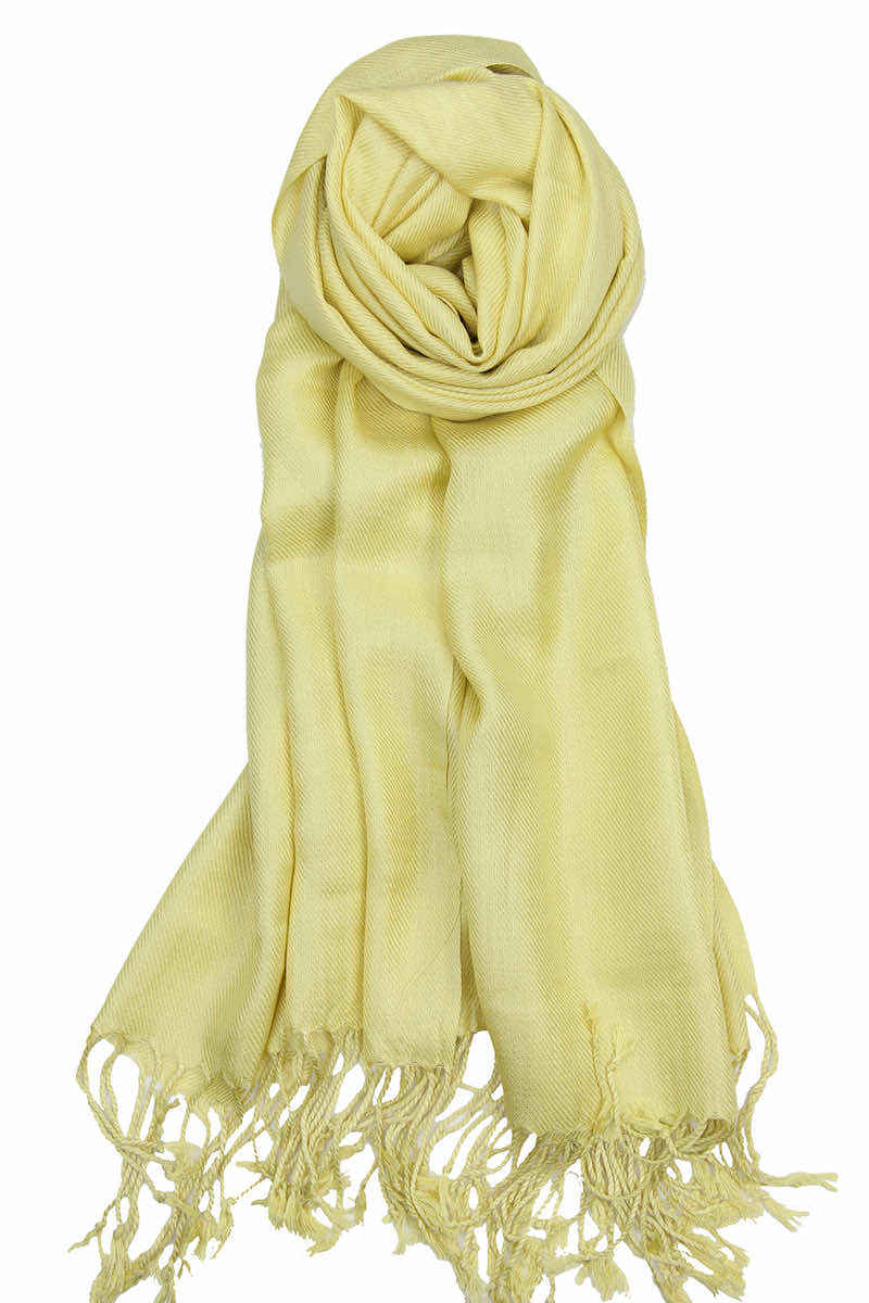 Achillea Lemon Yellow Pashmina Scarf Achillea Scarves