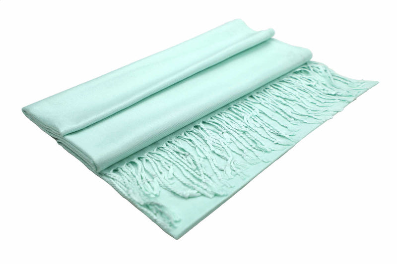 Achillea Mint Green Pashmina Scarf