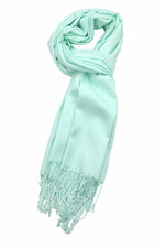 Achillea Mint Green Pashmina Scarf