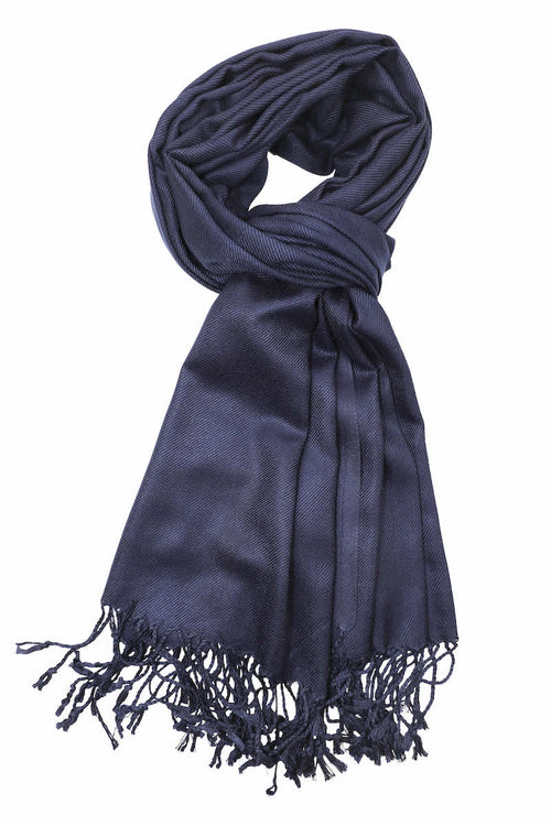 Achillea Newport Navy Pashmina Scarf