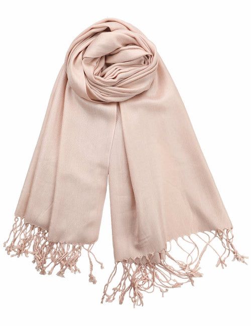 Achillea Pearl Pink Pashmina Scarf