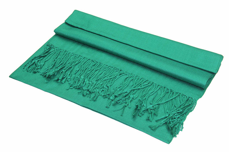 Achillea Pine Green Pashmina Scarf