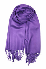 Achillea Purple Pashmina Scarf