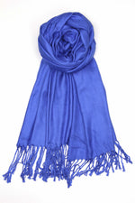 Achillea Royal Blue Pashmina Scarf