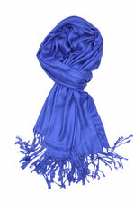 Achillea Royal Blue Pashmina Scarf