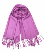 Achillea Violet Pashmina Scarf