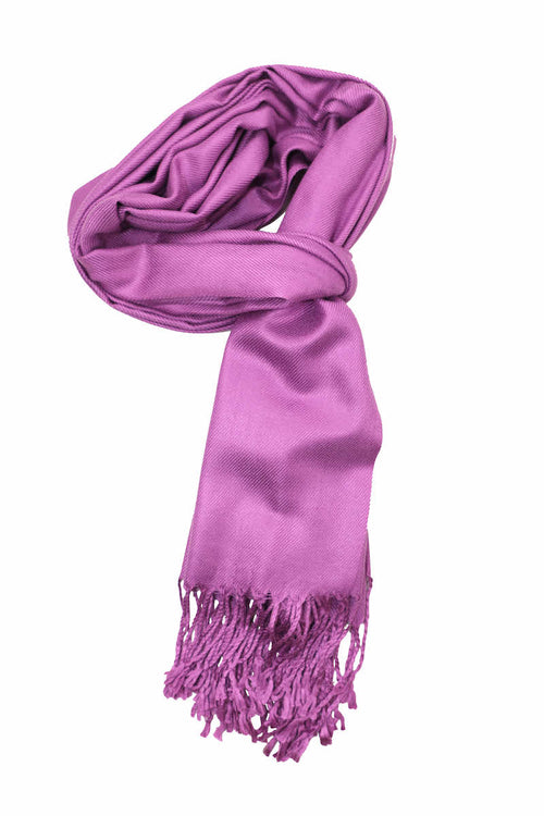 Achillea Violet Pashmina Scarf